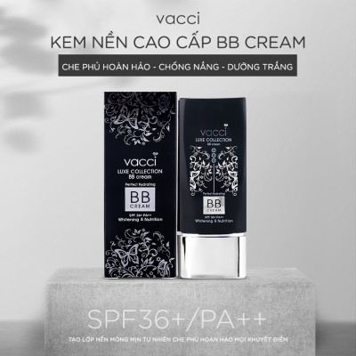 Kem BB VACCI - Che Khuyết Điểm - Lớp Nền Hoàn Chỉnh - Nâng Tone Da SPF36+PA++