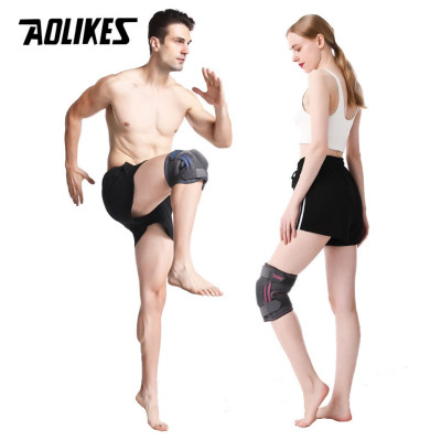 Bó Gối Thể Thao Aolikes Kneepad Có Lò Xo Trợ Lực Và Dây Quấn Cố Định (1 Chiếc)