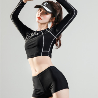 Bộ đồ bơi, tắm biển nữ kín đáo quần áo dài che nắng, bộ đồ đi tập gym, tập yoga - B.33