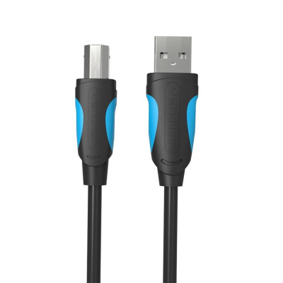  Cáp máy in VENTION USB2.0 Male to Male 10m / 32.8ft cho HP / Canon / Epson (Đen) - Đen - 10m