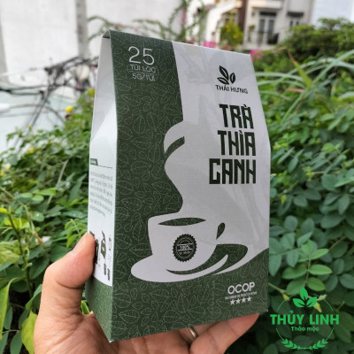 Trà Thìa canh Thái Hưng - Combo 10 hộp 25 túi lọc 5g Hạ và ổn định đường huyết, phòng ngừa biến chứng tiểu đường, hạ mỡ máu