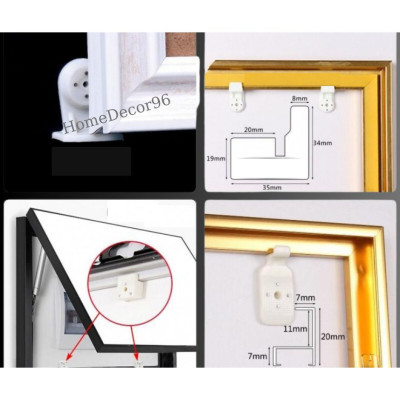 Combo 4 Chiếc Đinh cỡ lớn 4 Chân Chuyên Đóng Tường Treo Tranh Tiện Lợi Không Cần Khoan Vít