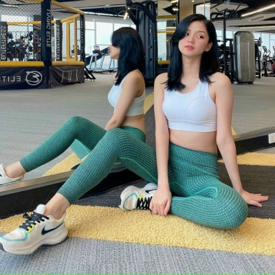 QUẦN LEGGING DÀI CHẤM MÔNG NỮ TẬP GYM YOGA CHẠY BỘ